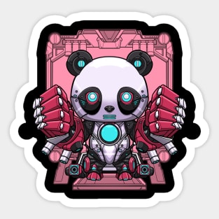 Chibi Panda Bot Sticker